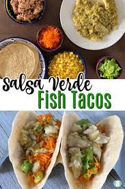 This delicious taco salad recipe can simmer on your counter all day, so dinner is ready when you walk in the door at night. Salsa Verde Fish Tacos Freezer Meal Freezer Meals 101