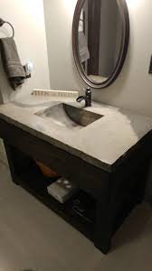 diy concrete countertops, bathroom sink diy