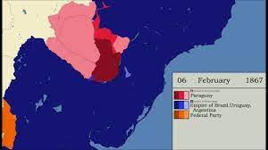 Paraguay played against brazil in 2 matches this season. The Paraguayan War Every Day 1864 1870 Youtube