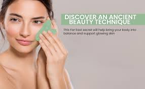 Massage Du Visage Gua Sha de Luxe avec Guide