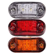 2x Led Side Marker Light Clearance Lamp 12v 24v E Marked Dot Car Truck Trailer Ute Light Trailer Car Lights Car Front