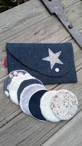 Ensemble Personnalise Pochette Et Disques Demaquillants Lavables Disque Demaquillant Lavable Pochette Demaquillant