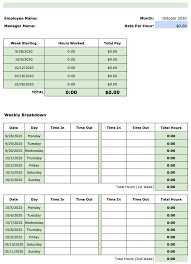 Maybe you would like to learn more about one of these? Free Timesheet Templates Clockit