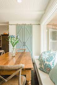 A flat seating area is extended between supports at either end. Bench Seating Under Window Beach Style Dining Room Denver By Jan Neiges Cmkbd With Nkba Houzz