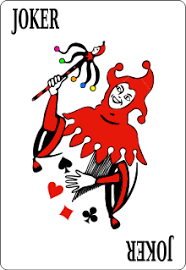 Es utilizado por el personaje principal de la histor. Comodin Wikipedia La Enciclopedia Libre Tarjetas Carta De Comodin Joker