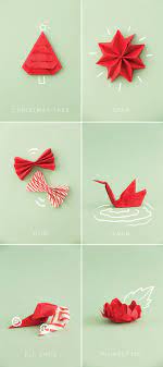 Holiday Napkin Folding Paper Napkin Folding Napkin Folding Flower Christmas Paper Napkins