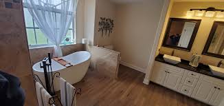 You notice leaking or frequent clogs. Master Bathroom Remodel And Paint Project In Cape Coral First Service Roofing Painting Restoration