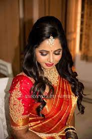 South Indian Bride Reception Hairstyle South Indian Bride Hairstyle Reception South Indian Bride Indian Bride South Indian Bride Hairstyle