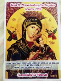 Missa com novena de nossa senhora do perpétuo socorro | 05.08.2020. Convite Festa De Nossa Senhora Do Perpetuo Socorro Na Comunidade De Miranda Noticias De Pentecoste