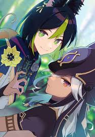 pinocle, genshin impact, cyno (genshin impact), tighnari (genshin impact),  2boys - Anime R34