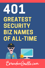 Check spelling or type a new query. 401 Good Security Company Names Brandongaille Com
