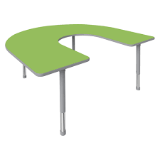 Horseshoe Artcobell Table Height Adjustable Legs Teak