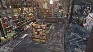 The Most Well Stocked General Store In The Entire Commonwealth More In Comments R Fo4 Fallout Fallout 4 Settlement Ideas Fallout Settlement