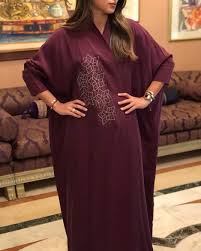 Washed Silk Embroidered Abaya Available In Different Colors Abaya Modern Abaya Fashion