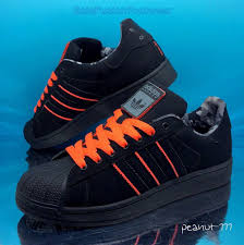 Adidas Neo Shoes Black And Orange Adidas Safety Mens Superstar Trainers Black Orange Size 8 Camo Sneaker Us 8 5 42 Nice Shoes Limited Edition Sneakers Sneakers