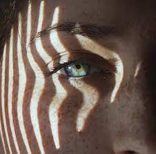 Sunlight Stripes Light Portrait Blue Eyes Girl Woman Photography Shadow Portraits Sunlight Photography Shadow Photography
