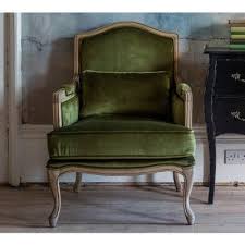 French Chairs Armchairs French Furniture Green Armchair Green Velvet Chair French Style Bedroom Furniture
