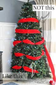 23 Festive Christmas Tree Ideas That Ll Make The Christmas Cheer Even More Vibrant Ribbon On Christmas Tree Cool Christmas Trees Tree Decorations