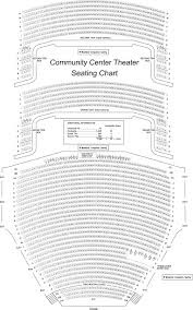 9 Community Center Theatre Seating Chart Website