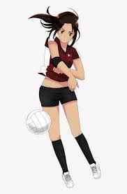 It was serialized in shueisha weekly shōnen jump from february 2012. Volleyball By Exelionstar Clipart Png Download Girl Playing Volleyball Anime Transparent Png Kindpng
