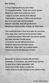 Poem By Phyllis Wheatley Phyllis Wheatley Poems Words