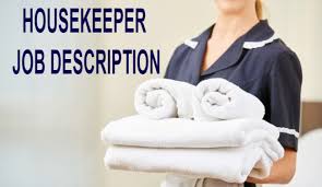 housekeeper's job description