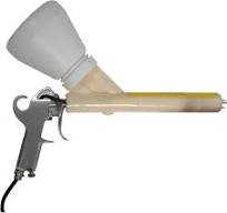 Amazon.com: Pistola de pintura en aerosol electrostática portátil Sistema  de recubrimiento en polvo Máquina de pintura eléctrica ajustable para el ...