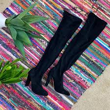 Peppermayo Shoes Over The Knee Peppermayo Lipstik Skarlett Boot 7 Poshmark