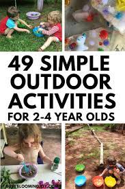 49 Simple Fun Outdoor Activities For Preschoolers That Toddlers Will Love Too Preschool Outdoor Activities Fun Outdoor Activities Preschool Activities