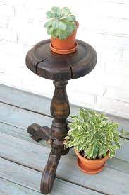 Pin By Unusualthingsbyolga On Like It Wooden Plant Stands Indoor Wooden Plant Stands Rustic Plant Stand