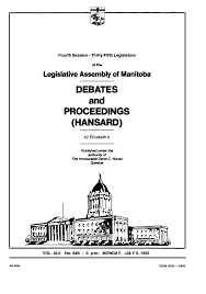 DEBATES PROCEEDINGS (HANSARD)