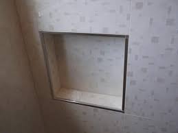 Schluter Edge On Shower Niche Shower Niche Bathroom Design Small Modern Bathroom Design Small