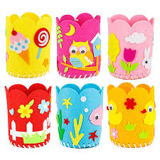 July 29, 2020 supermusiconline leave a comment uncategorized. Richaa Nahsets Fur Kinder 6 Stucke Diy Filzstifthalter Handgemachte Kunst Handwerk Hand Stich Spielzeug Kits Mit Nahzeug Faden Fur Anfanger Kinder