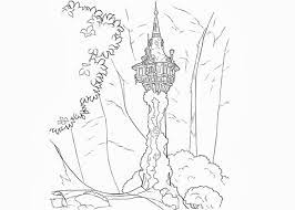 Rapunzel is an old german fairy tale from the. Free Coloring Pages And Coloring Books For Kids Tangled Tower Coloring Page