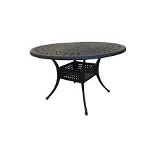 Add a stylish surface to your patio with this coffee table. Onsight Maxwell 48 Inch Round Patio Table The Home Depot Canada