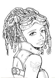 There are more sophisticated coloring, which only by an adult. Line Art Steam Girl Google Search Steampunk Coloring People Coloring Pages Coloring Pages