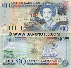 Antigua Barbuda 10 Dollars 2003 Bank Notes Caribbean Antigua Barbuda