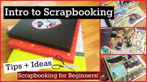 The top site for scrapbooking ideas and supplies. Scrapbooking For Beginners Tips Ideas Craftieangie Youtube