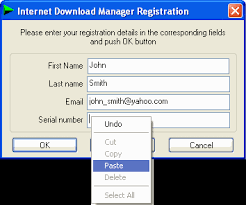 Download the latest idm from here or if you already have idm installed update it by going to help then to check for updates.if you don't wanna update your version, just click on registration. Internet Download Manager Registration Guide