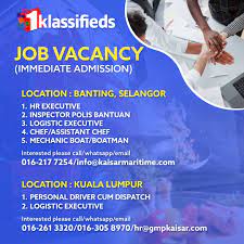Recently the royal bhutan police (rbp) has published vacancy announcement of the immediate requirement for the various position. Job Vacancy Location Banting Jobs 1klassifieds Facebook