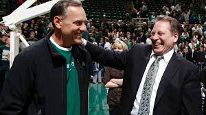 The Unique Relationship Between Michigan State S Mark Dantonio And Tom Izzo Mark Dantonio Tom Izzo Michigan State Basketball