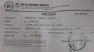 Yuk, cari tahu penjelasan lengkap serta contoh dari kwitansi jual beli tanah di bawah ini 085729980199 Kpr Perumahan Bersubsidi Magelang