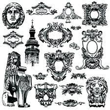 Travel to japan and india influenced exotic design elements in the home. Victorian Style Decorative Elements Vector Graphics 02 Free Download