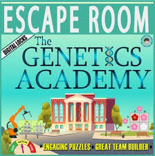 Genetics Escape Room The Genetics Academy Breakout Digital Locks Heredity Middle School Science Class Escape Room Middle School Science