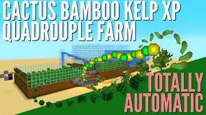 Host belonging to volunteer 'vcokltfre' located a 21 block tall cactus which was later processed into a valid world seed. Xp Farm How To Make An Infinite Automatic Kelp And Cactus Farm In Minecraft 1 14 With Avomance Youtube
