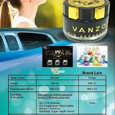 Surga pewangi laundry (cv.surga bisnis) adalah produsen parfum laundry dan aneka produk sabun untuk laundry, rumah tangga, restaurant, hotel, rumah sakit, kimia. Luxury Car Perfume Vanzo Pewangi Kereta Vanzo Car Acessories Scent Interior Shopee Malaysia