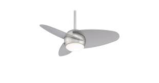 Indoor/outdoor brushed nickel wet ceiling fan with remote control with 50 reviews. Minkaaire F410l Bs Slant 36 3 Blade Indoor Led Build Com