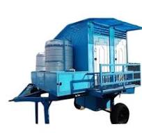 Buy Four Seated Mobile Toilet Trolley Tank Capacity 500L