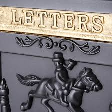 Cette boîte aux lettres économique verte missive decayeux à la possibilité recevoir votre courrier sur 2 côtés. Boite Aux Lettres D Exterieur Deco En Fonte Gris Anthracite Antan Maisons Du Monde