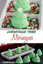 Christmas Tree Meringue Cookies Recipe Meringue Cookies Delicious Christmas Desserts Cookies Recipes Christmas